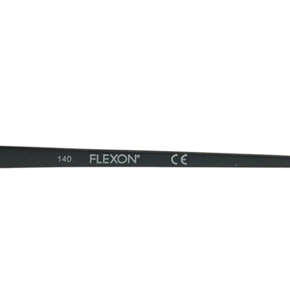 Flexon Eyeglasses Frame W3100 325 Black Gold Cat Eye Full Rim Titanium 53-17-140